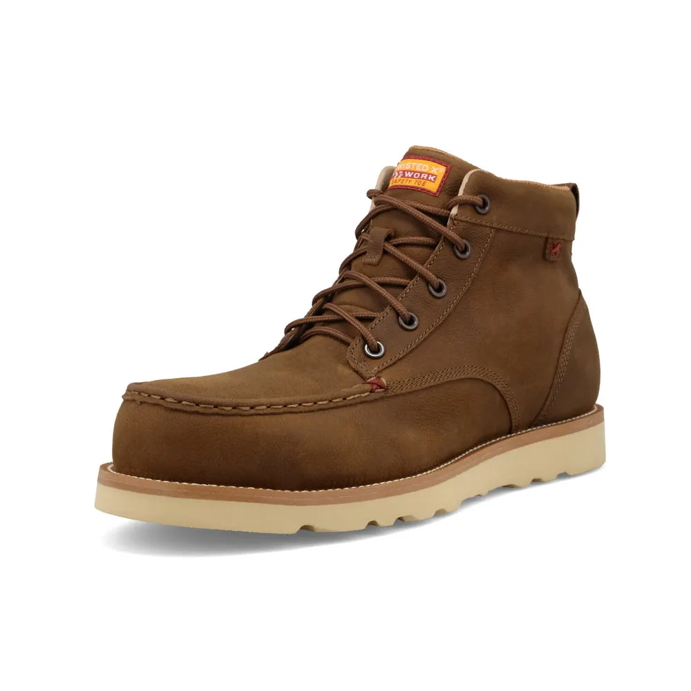 Twisted X 6″ Work Wedge Sole Boot Toffee